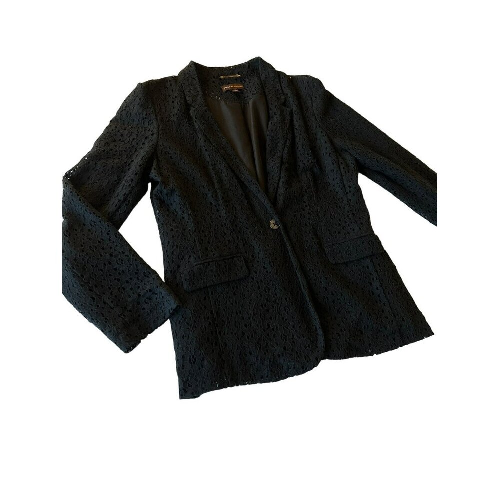 Dana Buchman Black Lace Blazer Jacket